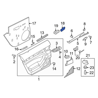 Porsche OE - Front Left Door Window Switch