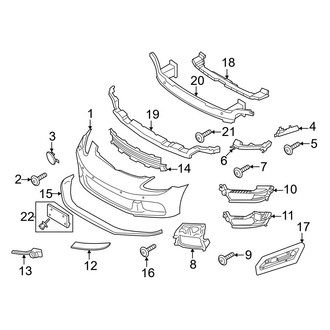 Porsche OE - Front Bumper & Grille - Bumper & Components