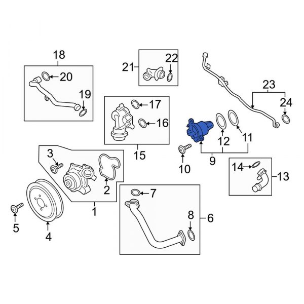 Engine Coolant Thermostat Kit