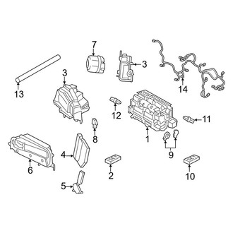 Porsche OE - Air Conditioner & Heater - Evaporator & Heater Components