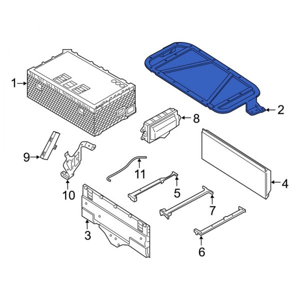 Drive Motor Battery Pack Tray