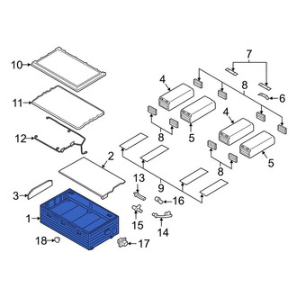 Porsche OE - Drive Motor Battery Pack Tray