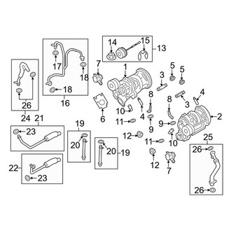 Porsche OE - Engine - Turbocharger & Components (2.9L)
