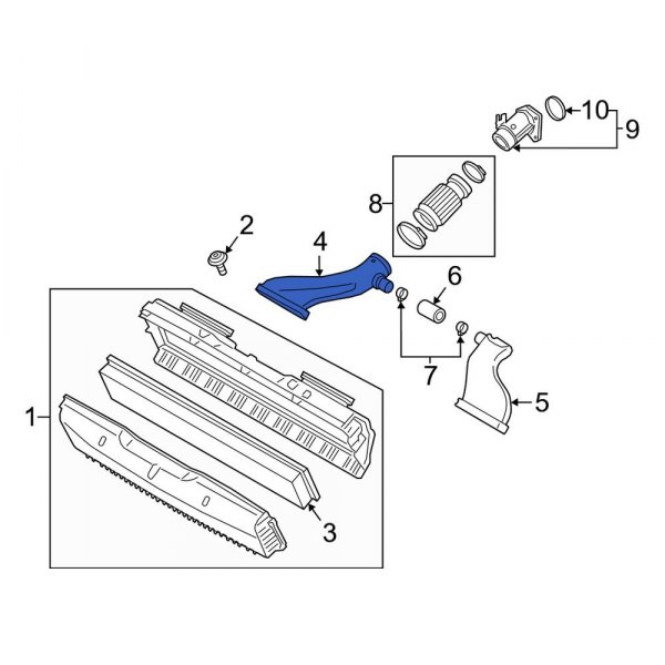 Engine Air Intake Hose