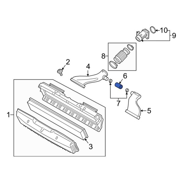 Engine Air Intake Hose Adapter