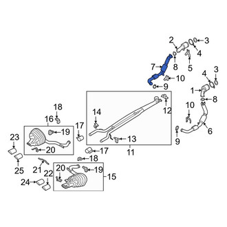 Porsche OE - Rear Left Catalytic Converter