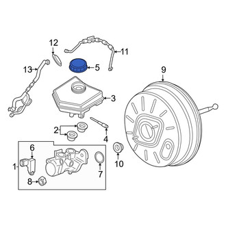 Porsche OE - Brake Master Cylinder Reservoir Cap