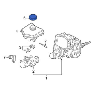 Porsche OE - Brake Master Cylinder Reservoir Cap