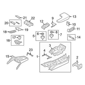 Porsche OE - Front Console (Body & Components)