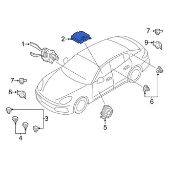Porsche OE - Air Bag Control Module