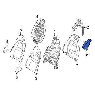Porsche OE - Front Left Seat Air Bag