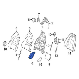 Porsche OE - Front Left Seat Air Bag