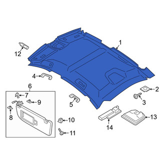 Porsche OE - Headliner