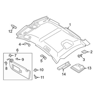 Porsche OE - Roof - Interior Trim