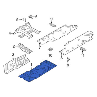 Porsche OE - Front Left Floor Pan