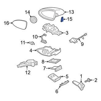 Porsche OE - Front Left Side Mirror Signal Light Bulb