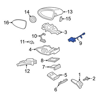 Porsche OE - Left Courtesy Light