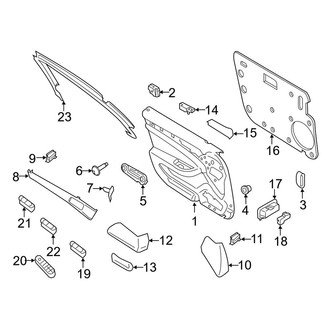 Porsche OE - Front Door - Interior Trim (Base / 4 / 4 E-Hybrid / 4 Executive / 4 Sport Turismo / 4S / GTS / Turbo S / Turbo S E-Hybrid)