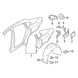 Porsche OE - Quarter Panel & Components