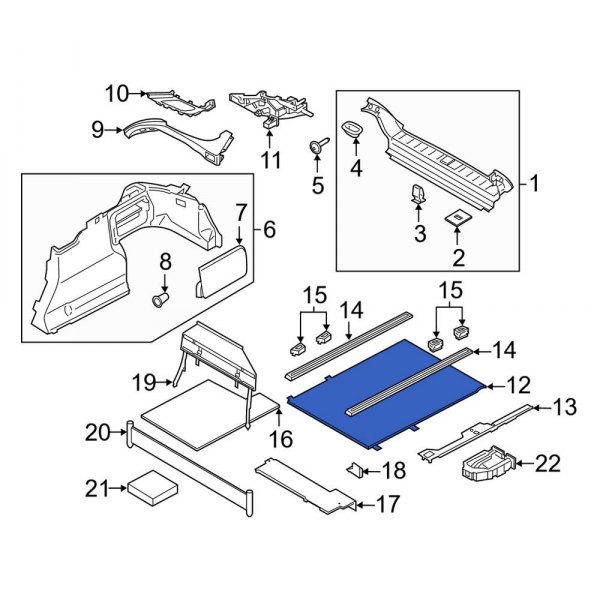 Spare Tire Compartment Cover