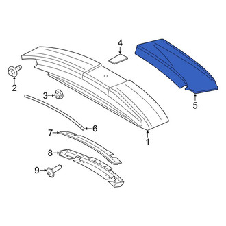 Porsche OE - Rear Left Spoiler