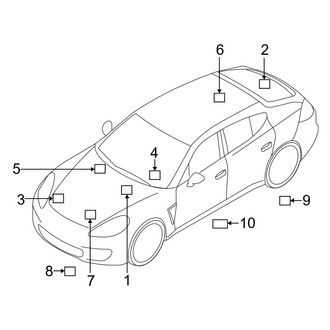 Porsche OE - Information Labels - Labels