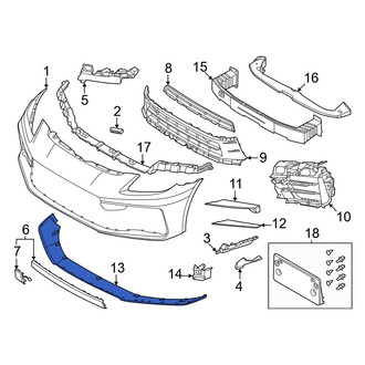 Porsche OE - Front Spoiler