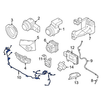 Porsche OE - Front Parking Aid System Wiring Harness