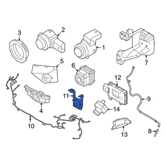 Porsche OE - Front Cruise Control Distance Sensor