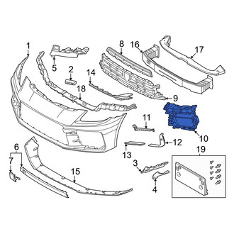 Porsche OE - Front Left Grille