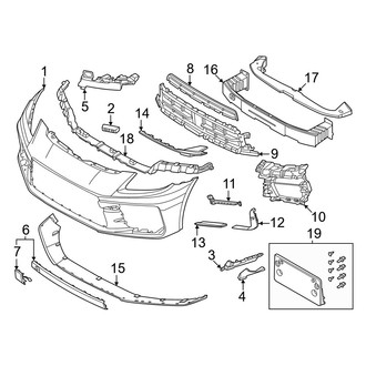 Porsche OE - Front Bumper & Grille - Bumper & Components (Turbo E-Hybrid / Turbo S E-Hybrid)
