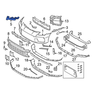 Porsche OE - Front Left Headlight Bracket