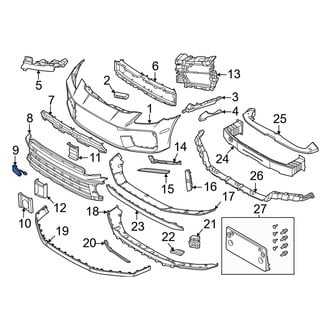 Porsche OE - Front Tow Eye Cap