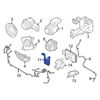 Porsche OE - Front Cruise Control Distance Sensor