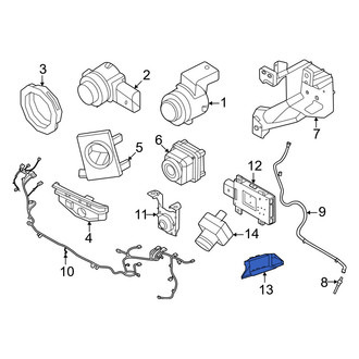 Porsche OE - Right Blind Spot Detection System Warning Sensor Bracket