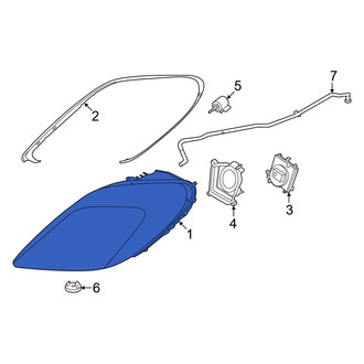 Porsche OE - Front Left Headlight Assembly