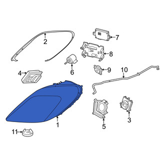 Porsche OE - Front Left Headlight Assembly