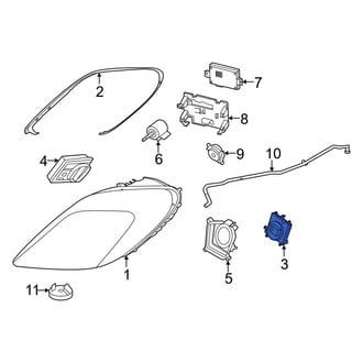 Porsche OE - Front Headlight Bulb
