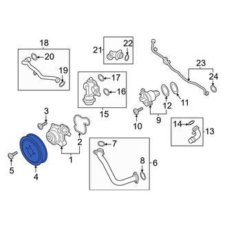 Porsche OE - Engine Water Pump Pulley