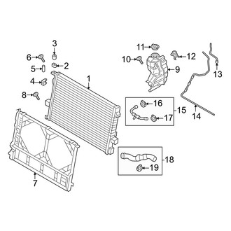 Porsche OE - Cooling - Radiator & Components (4.0L)