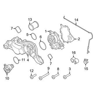 Porsche OE - Cooling - Water Pump