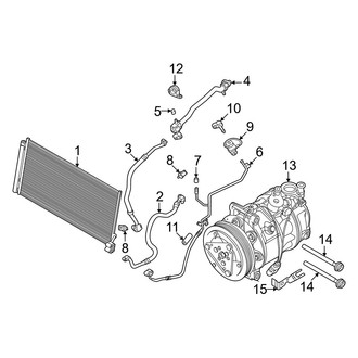 Porsche OE - Air Conditioner & Heater - Condenser, Compressor & Lines (4 E-Hybrid / 4S E-Hybrid)