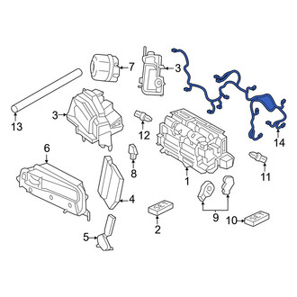 Porsche OE - HVAC System Wiring Harness