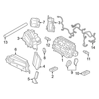 Porsche OE - Air Conditioner & Heater - Evaporator & Heater Components
