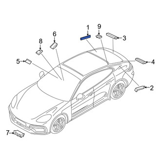 Porsche OE - Rear Right Antenna Amplifier