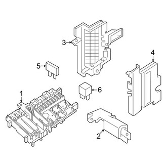 Porsche OE - Electrical - Fuse & Relay (Luggage Compartment)