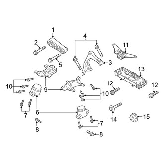 Porsche OE - Engine & Transmission Mounting (2.9L)