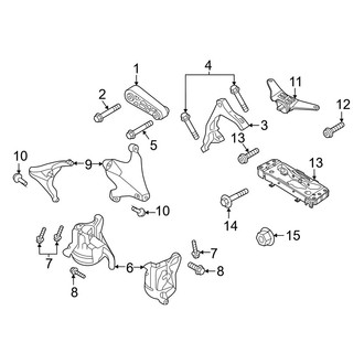 Porsche OE - Engine & Transmission Mounting (4.0L)