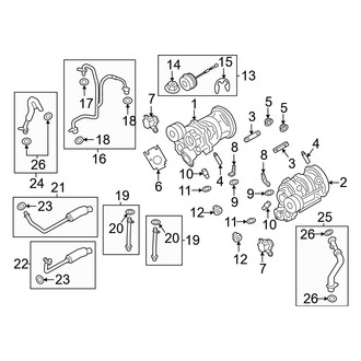 Porsche OE - Engine - Turbocharger & Components (2.9L)