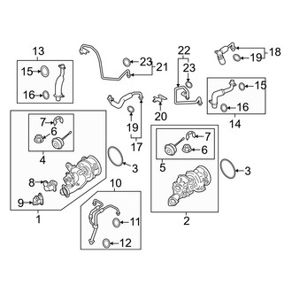 Porsche OE - Engine - Turbocharger & Components (4.0L)